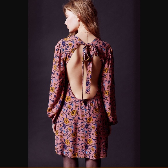For love and lemons backless floral dress - Picture 2 of 6